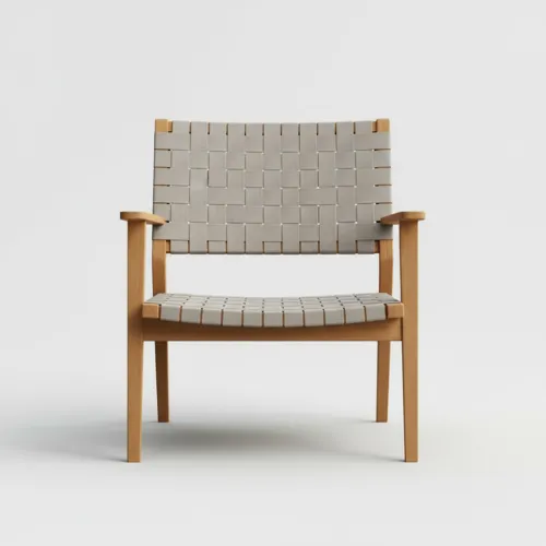 Zahradní židle s popruhy