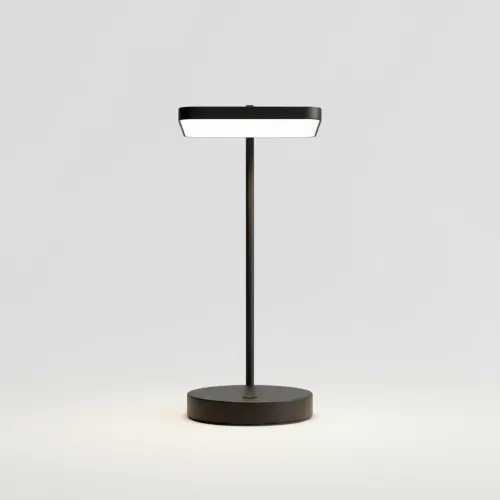 LED stolní lampa minimalistická, černá