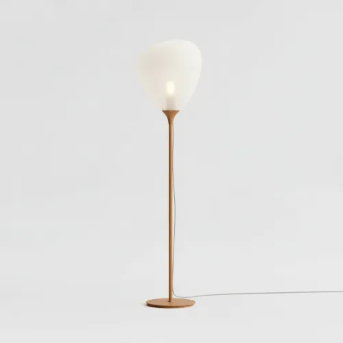 Stolní lampa Aura, přírodní dřevo
